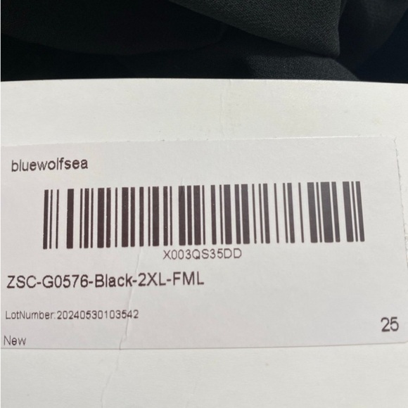 Bluewolfsea Womens Sexy Halter Backless Chiffon Wide Leg Jumpsuit Boho NWT 2XL - Picture 9 of 9